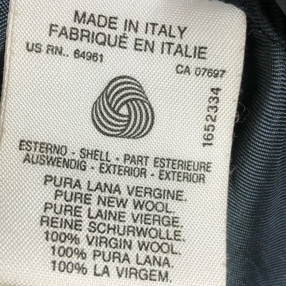 Sisley Made in Italy Window Pane Check Lady Jacket Pure Wool Size Small - Picture 8 of 13